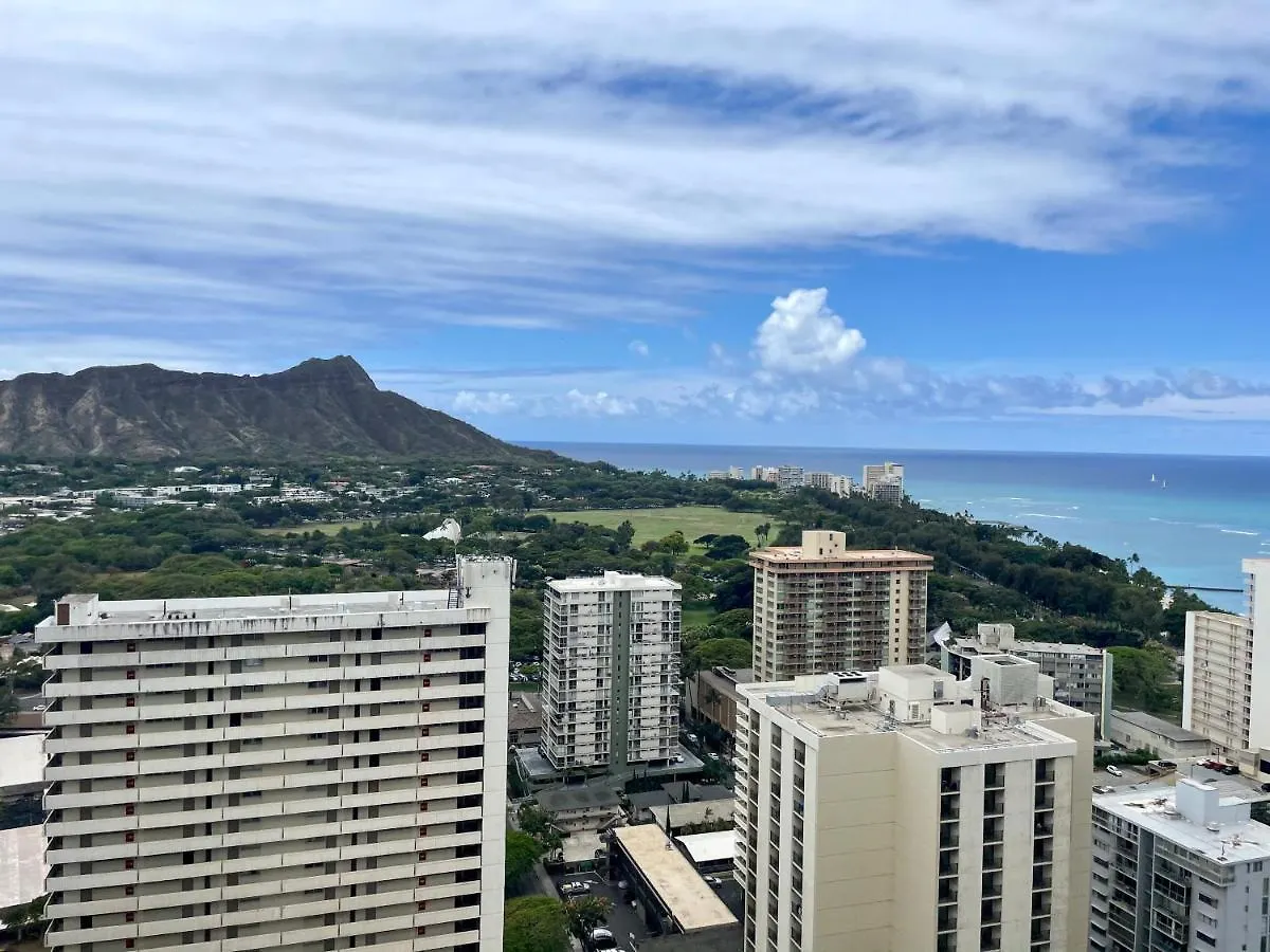 Waikiki Banyan 3411 Ocean View - Free Parking Apartment Honolulu