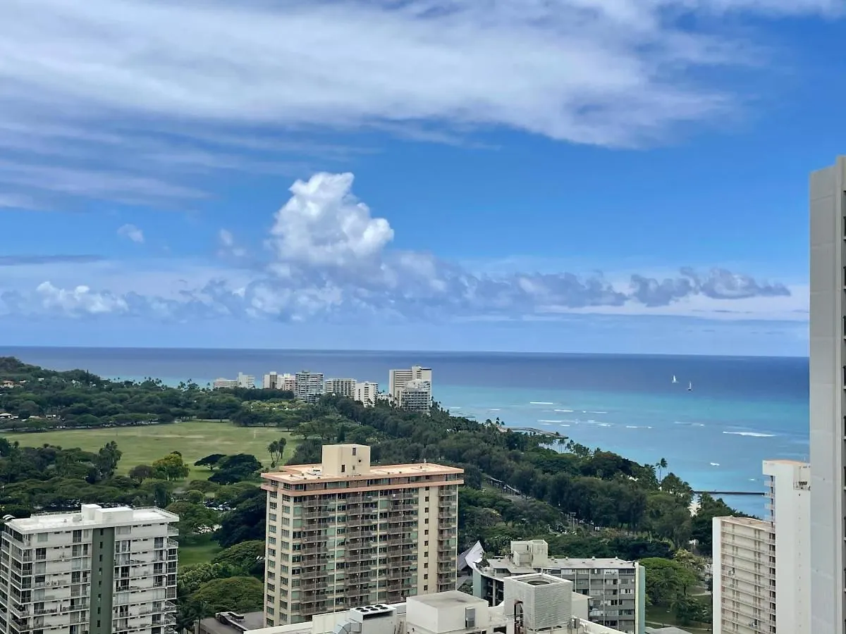 Waikiki Banyan 3411 Ocean View - Free Parking Apartment Honolulu